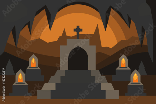 underground catacombs