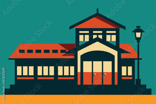 vintage railway station