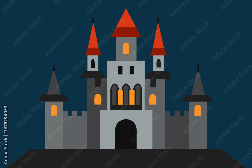 Obraz premium gothic castle