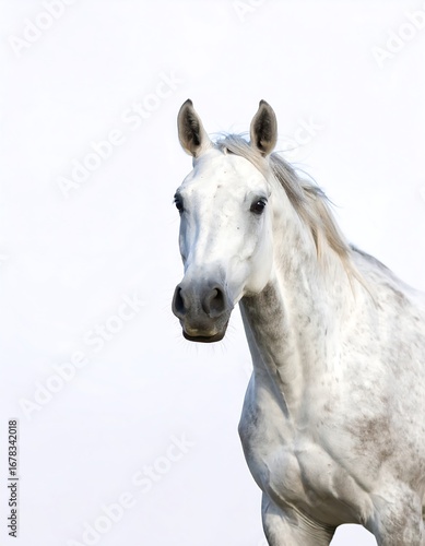 Wallpaper Mural Close-up of a gray horse Torontodigital.ca
