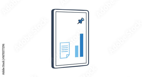 Dynamic report board illustrating data insights and business strategies for growth and success displayed professionally
