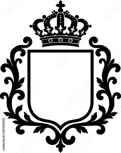 vintage frame with wings, shield, frame, vector, vintage, illustration, crown, design, heraldic, emblem, decoration, banner, arms, sign, symbol, pattern, ornament, gold, art, label, ornate, leaf, roya