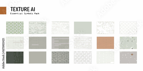 Collection of diverse textures and patterns for design projects