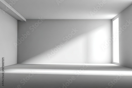 Wallpaper Mural Empty White Room with Light Torontodigital.ca