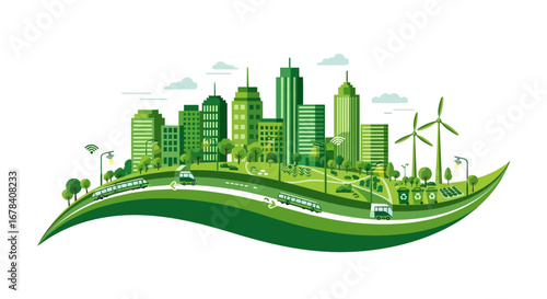 Eco Friendly Village with Renewable Energy and Sustainable Living