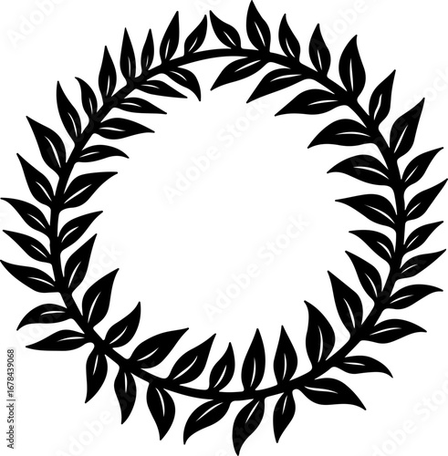 laurel wreath vector illustration, wreath, laurel, leaf, vector, frame, decoration, award, illustration, floral, branch, symbol, design, gold, crown, pattern, art, flower, nature, vintage, border, rib