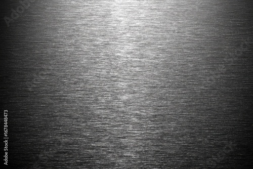 Metallic brushed surface, dark tones