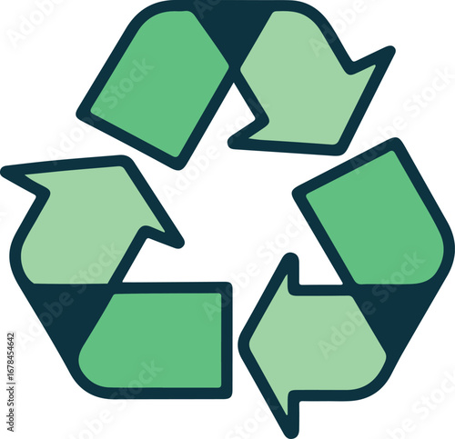 Recycle vector icon