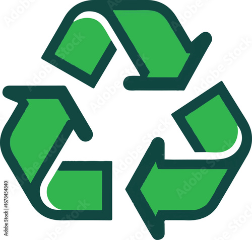 Recycle vector icon