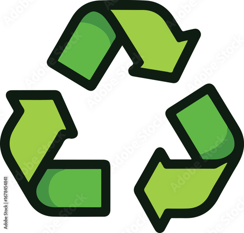 Recycle vector icon