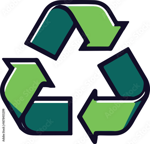 Recycle vector icon