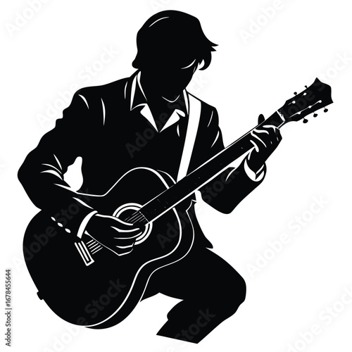 musician playing a guitar