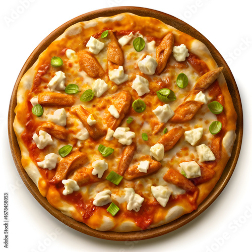 Chicken & Feta Pizza. A Delicious Italian Treat