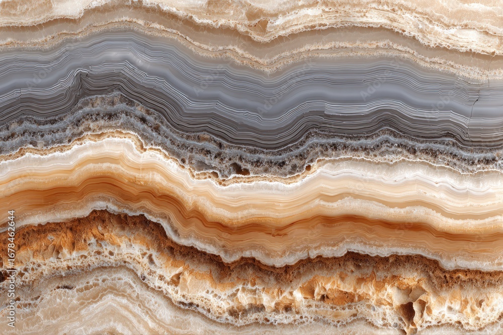 Fototapeta premium Abstract layered stone texture