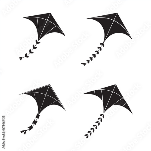A colorful kite flies high in a blue sky, offering a sense of protection and shelter like an open umbrella