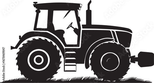 Farming Tractor Outline Pack