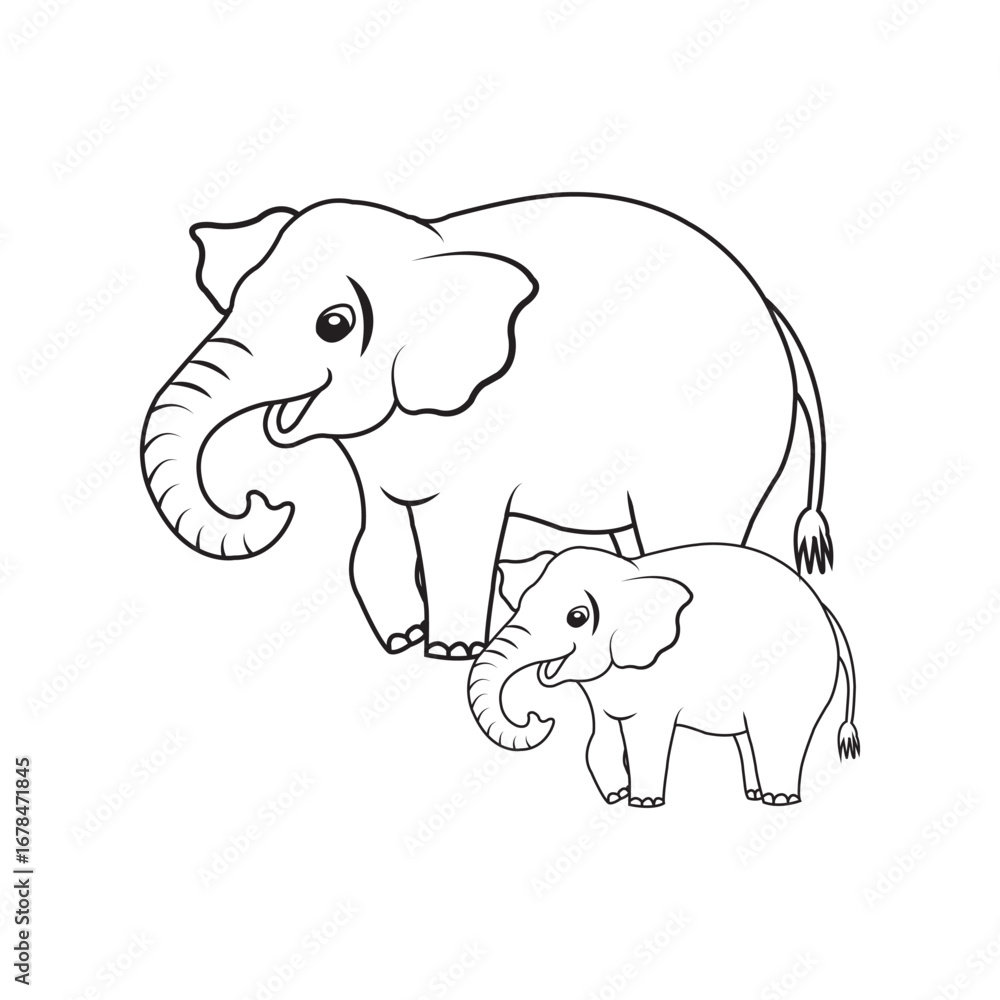 Fototapeta premium elephant icon design