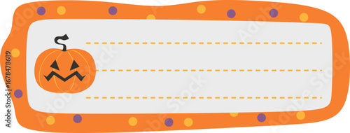 Halloween Name Tag