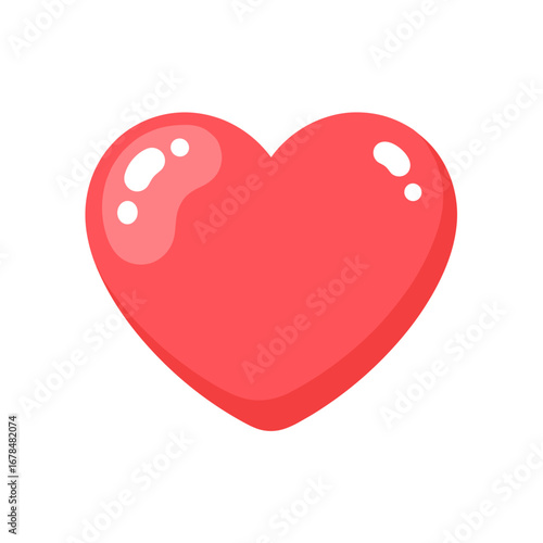 Heart Symbol illustrated in jelly candy vector style from Set06. Perfect for themed visuals, children’s design, educational content, and playful illustrations.