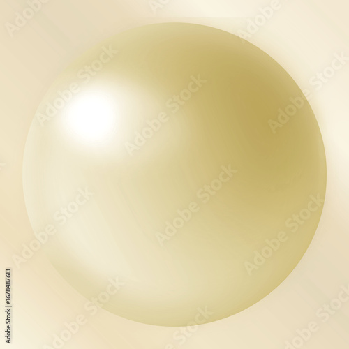 abstract golden sphere