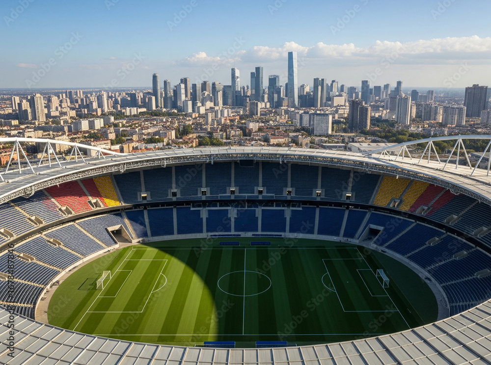 Fototapeta premium stadium in city