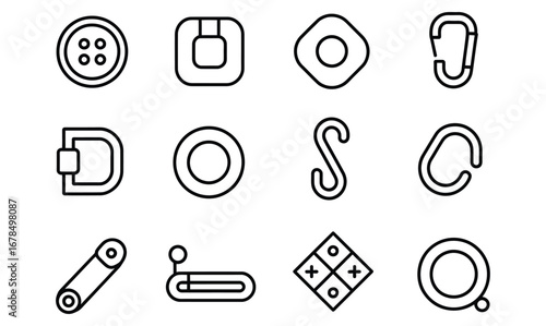 WebDiscover a versatile collection of outlined UI icons, perfect for enhancing user interface design with a clean and modern aesthetic, ideal for web or app development projects needing simple visuals