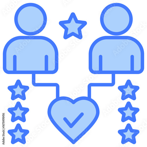 Attitude Blue Icon
