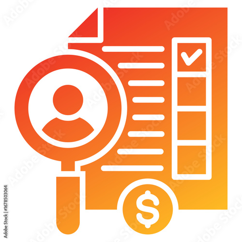 Selection Glyph Gradient Icon