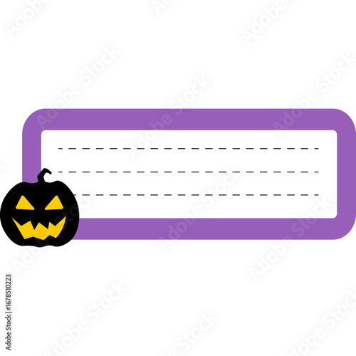 Halloween Name Tag 
