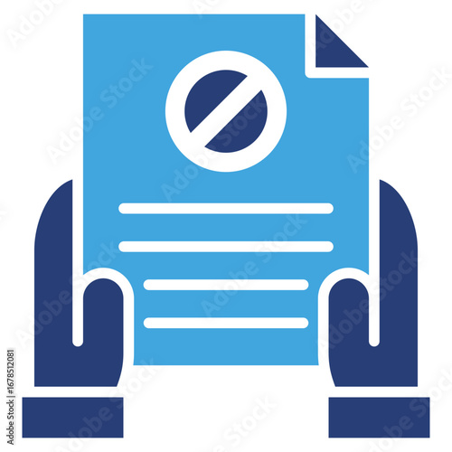 Resignation Two Color Icon