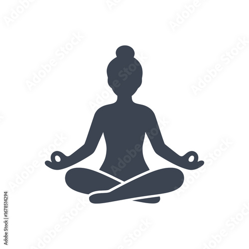 Woman Yoga Icon