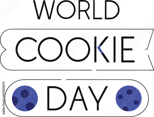 World cookie day celebration with cookies, a sweet treat for everyone to enjoy