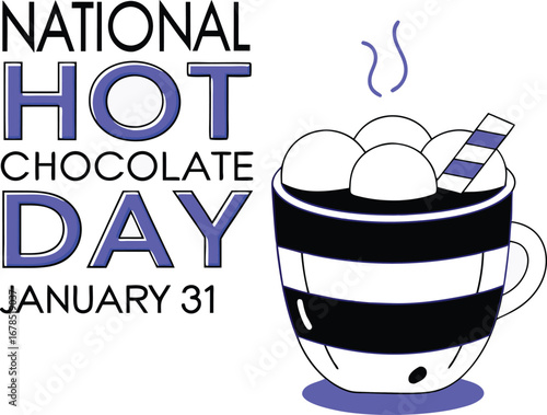 Enjoy a warm cup of national hot chocolate day on january 31st