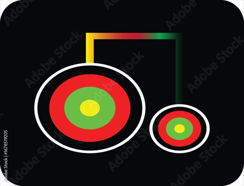 A stylized and modern icon representing a tractor, symbolizing farming technology, agricultural automation, and sustainable food production. Ideal for agritech, robotics, and smart farming concepts.