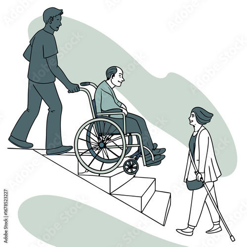 disabled man in wheelchair
