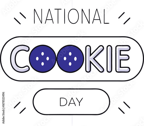 Celebrate national cookie day with this delightful icon, perfect for any sweet treat promotion