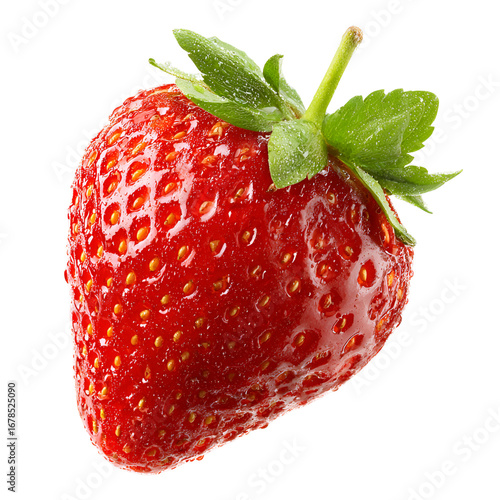 Fresh Ripe Strawberry Isolated