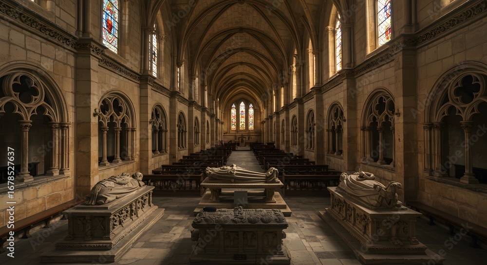 Fototapeta premium Historical church interior architecture