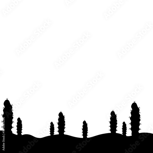 Cactus Silhouette Design