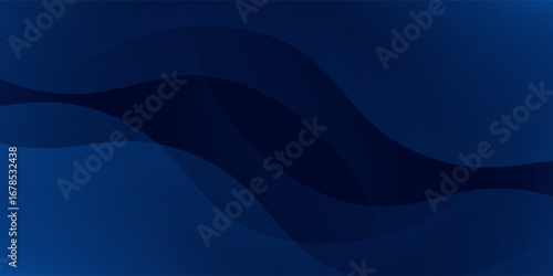 Experience the modern elegance of the abstract gradient wave background. Its dark blue waves create a captivating atmosphere for websites, social media, advertising, and presentations