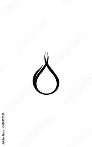 Water drop icon graphic