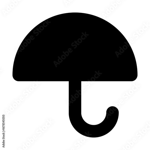 umbrella solid icon