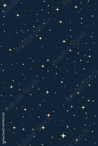 Modern new year navy blue background with dot and star