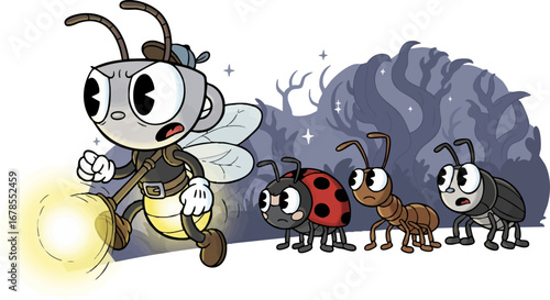 A Brave Firefly Leading the Way