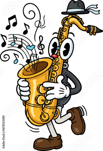 A Cool Saxophone Playing Smooth Jazz