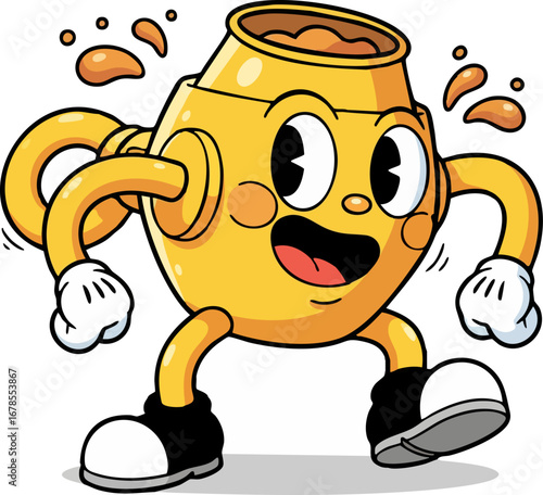 a Happy, Churning Cement Mixer