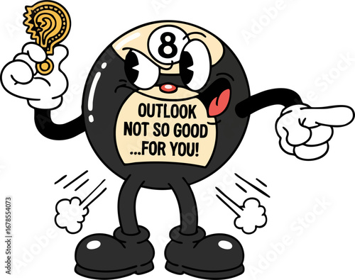 a Mischievous Magic 8-Ball