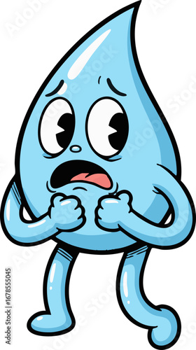 A Scared, Trembling Little Water Droplet