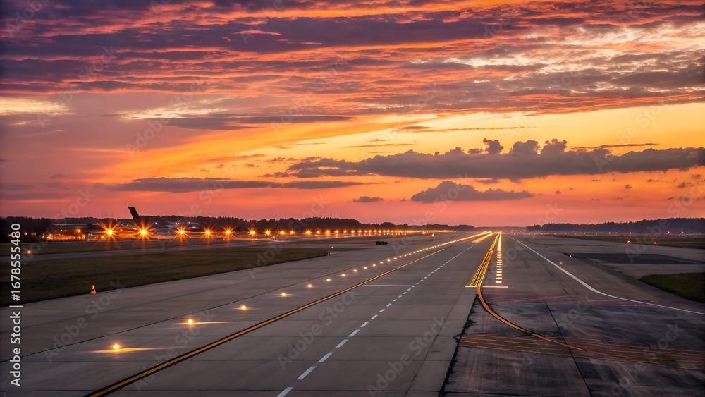 Fototapeta premium Runway background