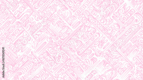 Pink and white seamless pattern texture of old wood. Decorative retro ornament background.
